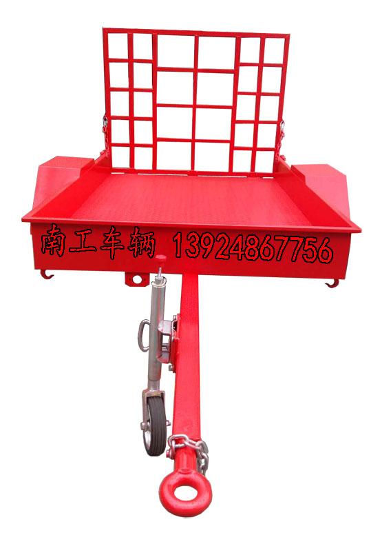 1噸消防車(chē)用2輪平板拖車(chē) 輕型全掛車(chē)